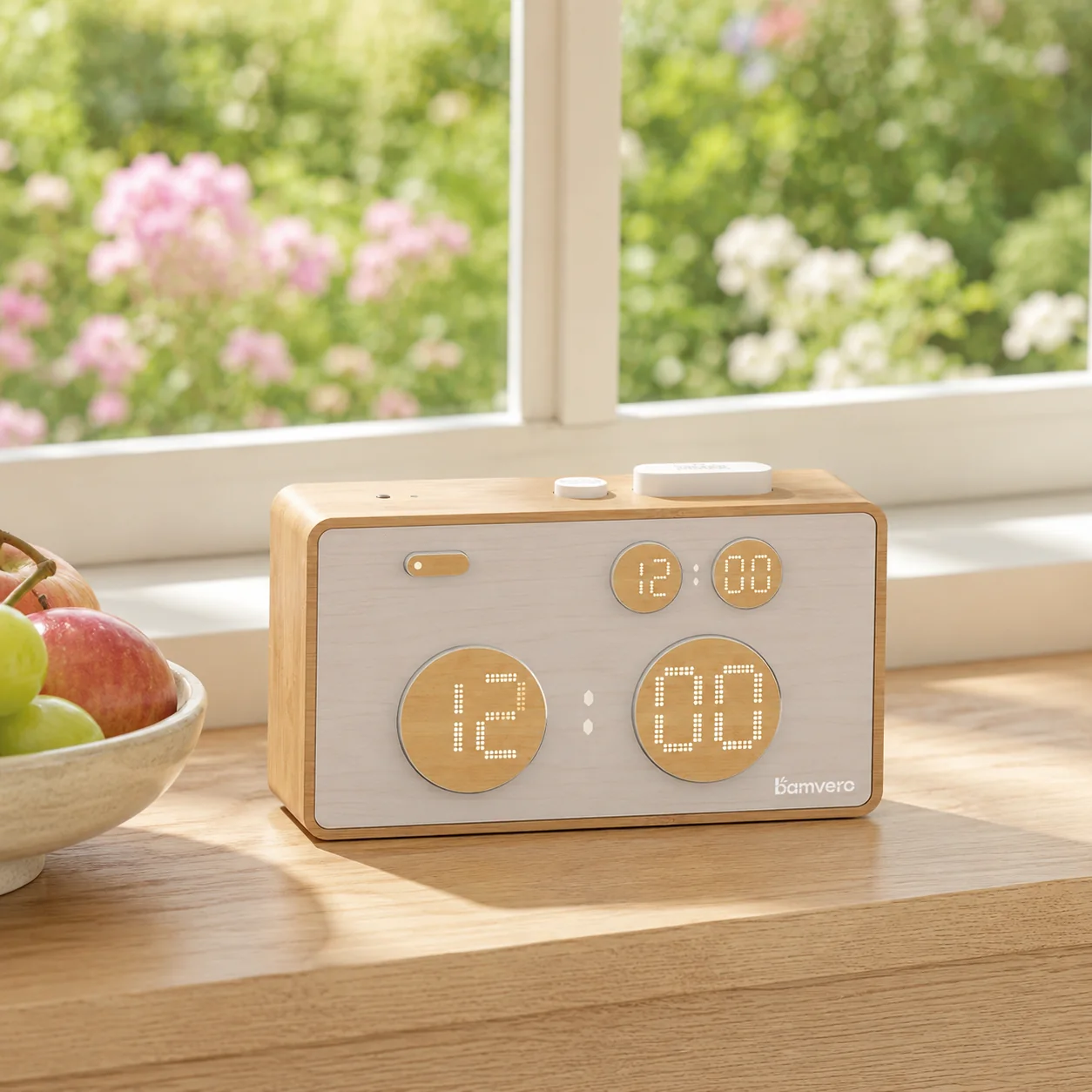 Bamboo Button Clock for Profitable Wholesale Growth