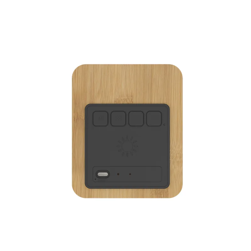 Y130-3 Bamboo Bluetooth Speaker Alarm Clock product view 4